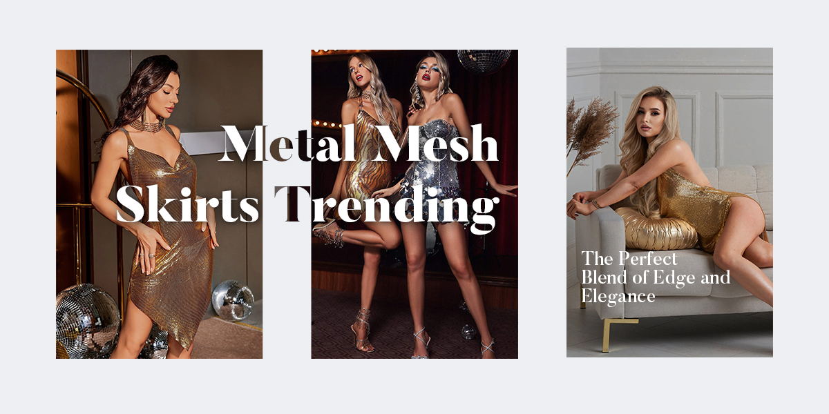 metal mesh skirts styles